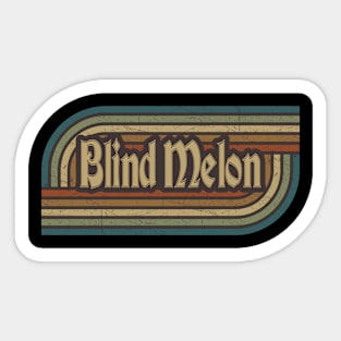 Blind Melon Vintage Stripes Sticker